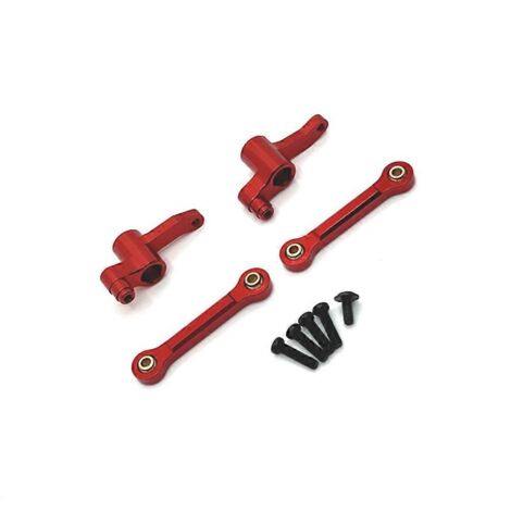Barre de direction rouge pour voiture RC Crawler SCY 1/18 (1/5)