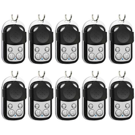 Lot de 10 télécommandes 433 MHz pour cloneur 4 canaux (voir illustration) (1/5)