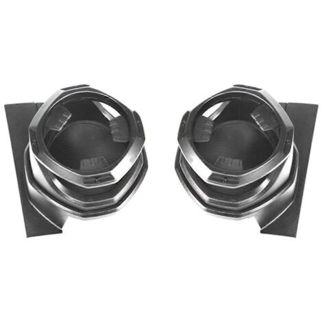 Porte-gobelets multifonctions gauche/droite pour fenêtre, noir/argent (1/5)