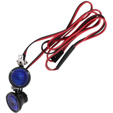 Phares LED lumineux pour voiture RC Crawler 1/10, lumière bleue (1/5)