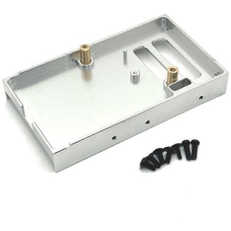 Kit de fixation de siège et de circuit imprimé pour compartiment avant de voiture RC (argenté) (1/5)