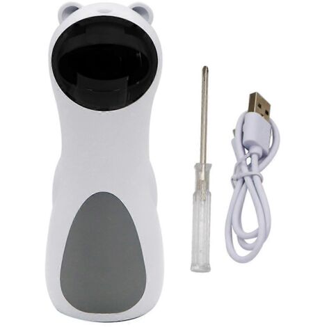 Ours chat automatique, chronomètre interactif intelligent, taquin, blanc (1/5)