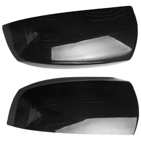 Coques de rétroviseurs avant gauche et droit pour voiture, noir (1/5)