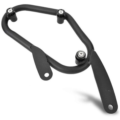 Porte-bagages latéraux pour moto, barres de toit, noir (1/5)