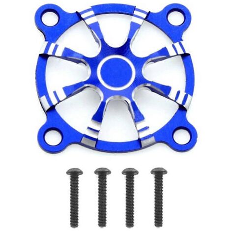 Grille de ventilation en alliage d'aluminium 30 x 30 mm pour moteur RC (bleue) (1/5)