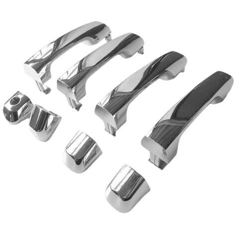 Poignée de porte extérieure de voiture, poignée de tirage de porte extérieure pour Chrome (1/5)
