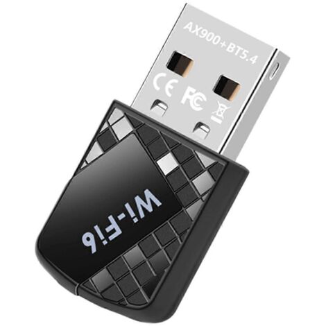 Adaptateur USB AX900 WiFi 6 Bluetooth 5.4 Noir (1/5)