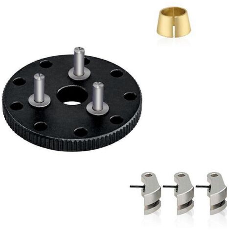 Kit d'embrayage à volant moteur en métal noir pour voiture RC 4142 4146 3281