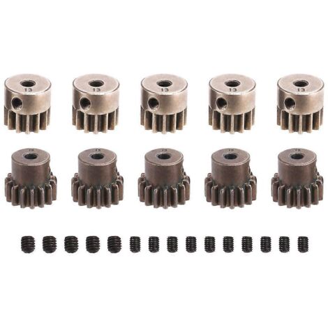 10 pignons 32P 5 mm 13T 15T en acier (1/5)