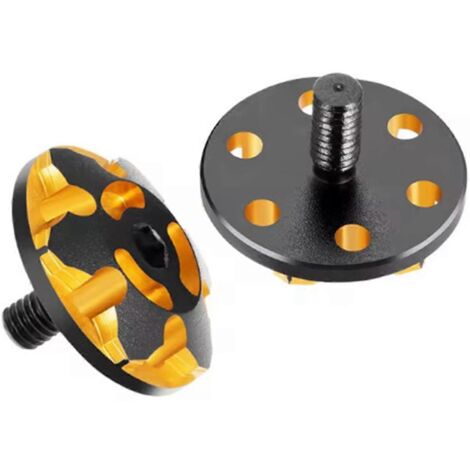 Accessoires de mise à niveau pour voitures RC 1/8/1/10, style A, or et noir (1/5)