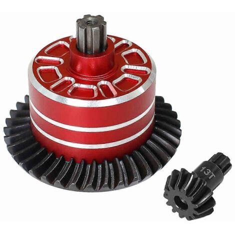 Boîtier de différentiel et pignons de différentiel en acier rouge 37T -13T (1/5)
