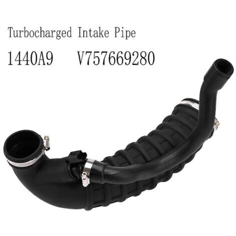 Tuyau de raccordement de turbine d'admission turbocompressé pour 207CC Noir (1/5)