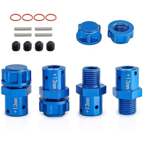 Kit de connecteurs 13 mm pour voiture RC Arrma 1/8 Kraton bleu (1/5)