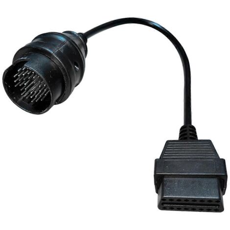 Connecteur de diagnostic OBD II pour câble d'interface automobile, noir (1/5)