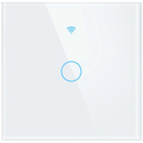 Applique murale tactile sans fil intelligente avec bouton interrupteur, sans blanc neutre (1/5)