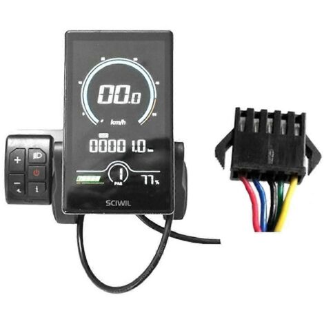 Compteur de vélo électrique SRM818X -M818X, connecteur SM (1/2)