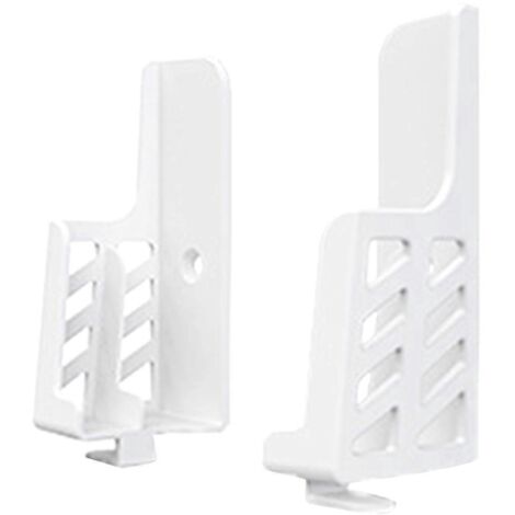 Support mural pour tablette/téléphone portable avec double emplacement pour cartes (blanc) (1/5)