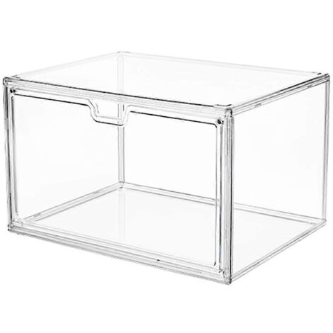 Présentoir transparent en forme d'échelle avec boîte de rangement 36x27x22 cm (1/5)