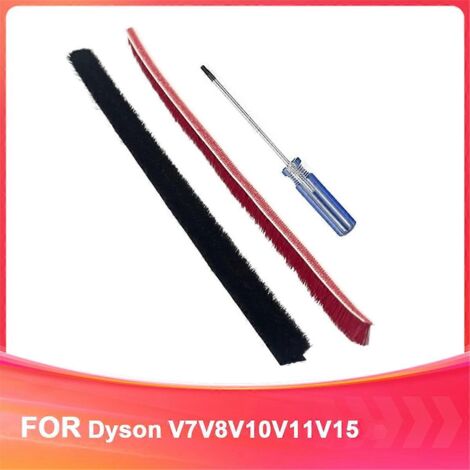 Bandes de brosses rotatives pour aspirateur, avec 1 tournevis (voir illustration) (1/5)