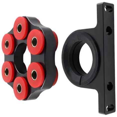 Kit de support de palier central d'arbre de transmission Noir Rouge (1/5)