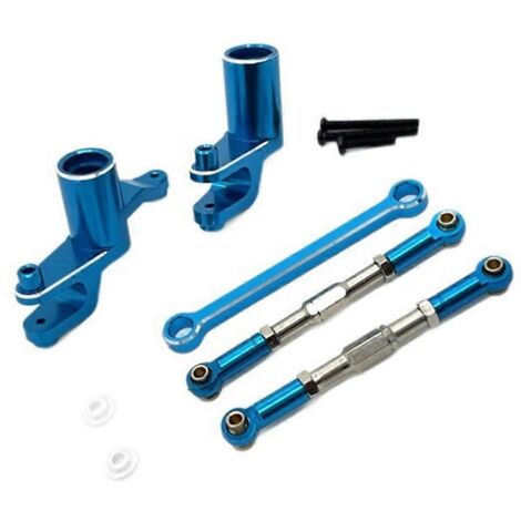 Kit de direction à biellettes pour voiture RC 1/12 (bleu) (1/5)