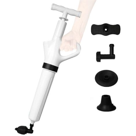Déboucheur à air comprimé haute pression Sleek Home - Blanc (1/5)