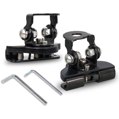 Supports de fixation universels pour barre lumineuse LED (2 pièces, noir) (1/5)
