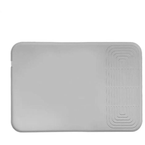 Tapis de café en silicone antidérapant, gris (1/5)