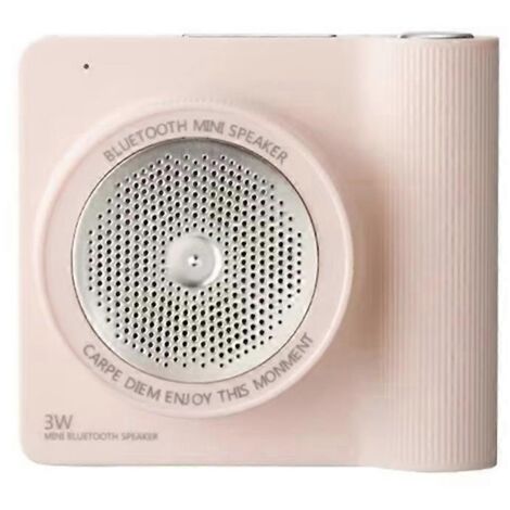 Enceinte Bluetooth sans fil multifonctionnelle pour l'extérieur, rose (1/5)