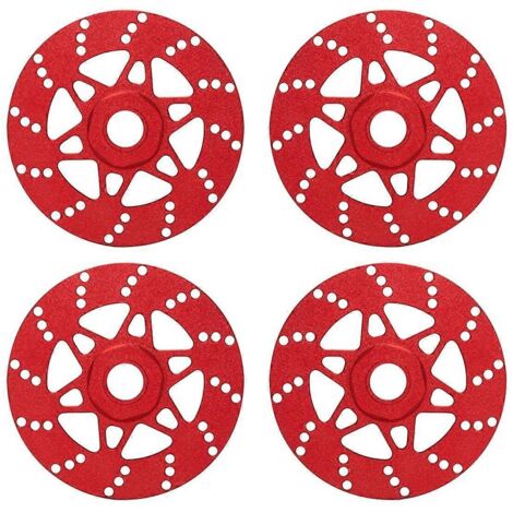Disque de frein Whirlwind, moyeu hexagonal de roue 17 mm pour pièces RC Arrma 1/7, rouge (1/5)