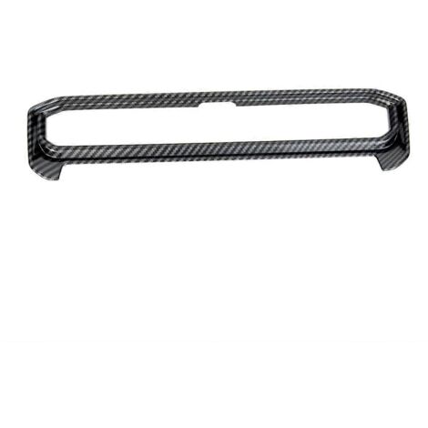 Accessoires de garniture de grille d'aération de climatisation de console - Couleur fibre de carbone (1/5)