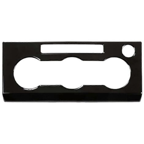 Garniture de panneau de climatisation centrale noire (1/5)