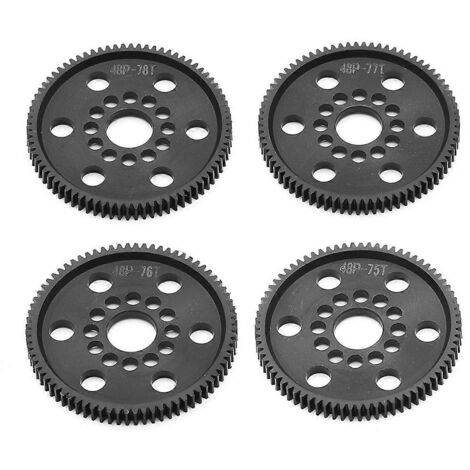 Couronne 48P 75T+76T+77T+78T pour pièces de voiture RC 3Racing 1/10 (1/5)