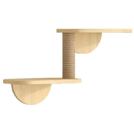 Hamac pour chat avec structure d'escalade, échelle d'escalade, deux couches (1/5)