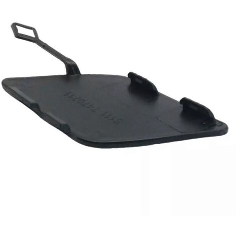 Cache-anneau de remorquage de pare-chocs avant 51117436418 pour BMW Série 5, noir (1/5)