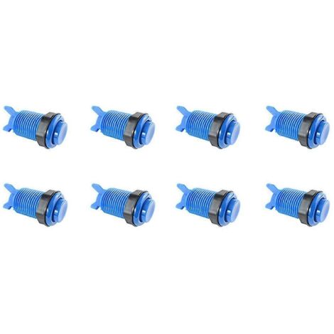 Bouton-poussoir, écrou de 28 mm pour borne d'arcade américaine CBlue (1/5)