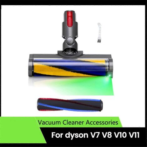 Rouleau de nettoyage doux à LED pour accessoires d'aspirateur V8, V10 et V11 (voir illustration) (1/5)