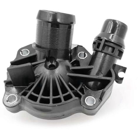 Ensemble thermostat de refroidissement moteur automobile, couvercle de thermostat noir (1/5)