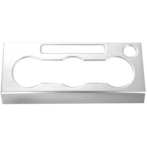 Garniture de panneau de climatisation centrale argentée (1/5)