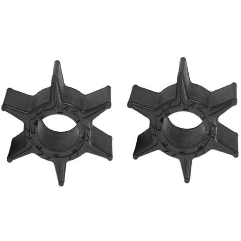 Turbine de pompe à eau 6H3-44352-00 pour moteur hors-bord, noire (1/5)