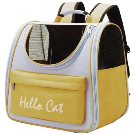 Sac de rangement portable Cat Out grande capacité, jaune (1/5)
