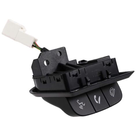 Commande mains libres pour téléphone au volant (noir) (1/5)