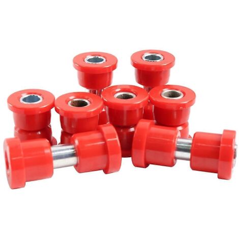Kits de bagues pour ressorts à lames avant et arrière Club Car (rouge) (1/5)