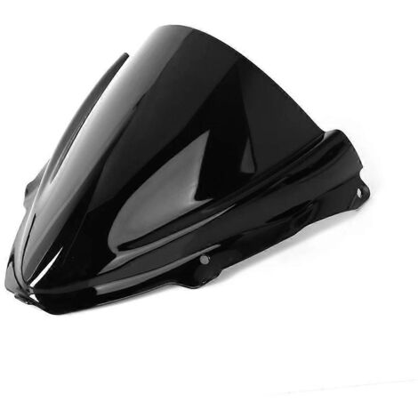 Pare-brise de moto, déflecteur de vent, moustiquaire noire