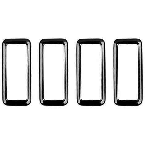 Autocollant de garniture de sortie d'air de climatisation pour Prado LC250 2024, noir brillant (1/5)