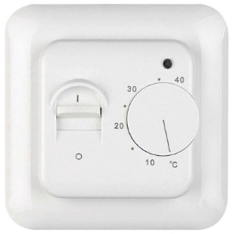 Thermostat d'ambiance mécanique M5 Chauffage au sol électrique Blanc (1/5)