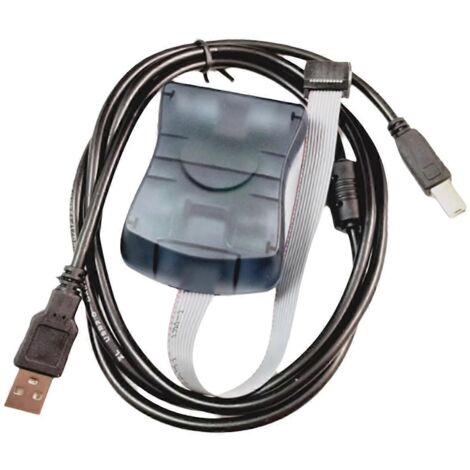 STK500 AVR ISP Downloader, programmeur de câble, couleur aléatoire (1/5)