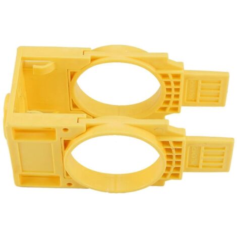 Kit d'installation de serrure de porte, kit de perçage pour trous de porte (jaune) (1/5)
