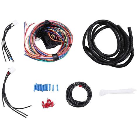 Kit de faisceau de câblage à 14 circuits pour modification automobile (voir illustration) (1/5)