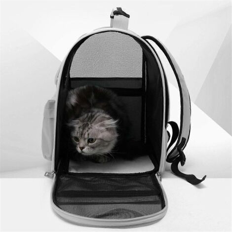 Sac de rangement portable Cat Out grande capacité rose, idéal pour les animaux de compagnie. (1/5)
